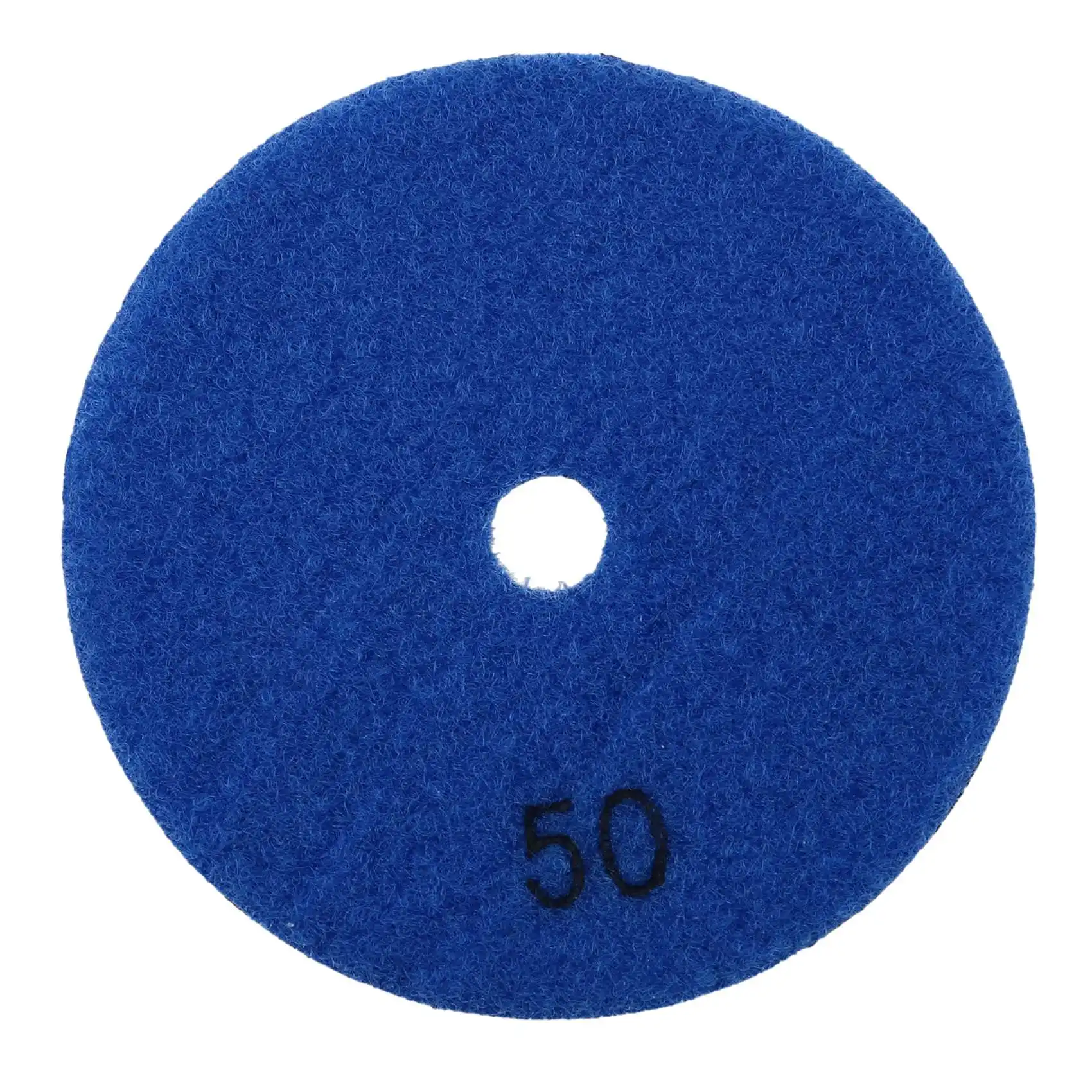 Imagem -04 - Almofada de Polimento a Seco de Diamante Disco de Lixamento de Resina Flexível de Mármore de Granito Disco de Polidor de Pedra de Cerâmica 50 Grit 100 mm Pcs