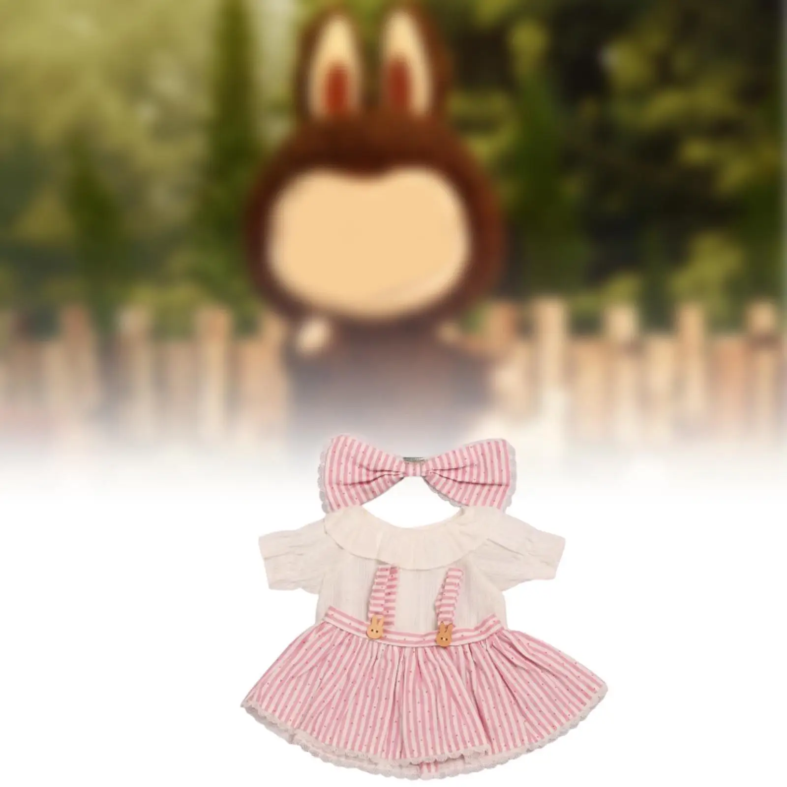 Camisa de vestir para muñeca de 14,96 pulgadas, vestido DIY, haz tus propias muñecas, ropa para muñecas para decoración del hogar preescolar, juego de rol coleccionable