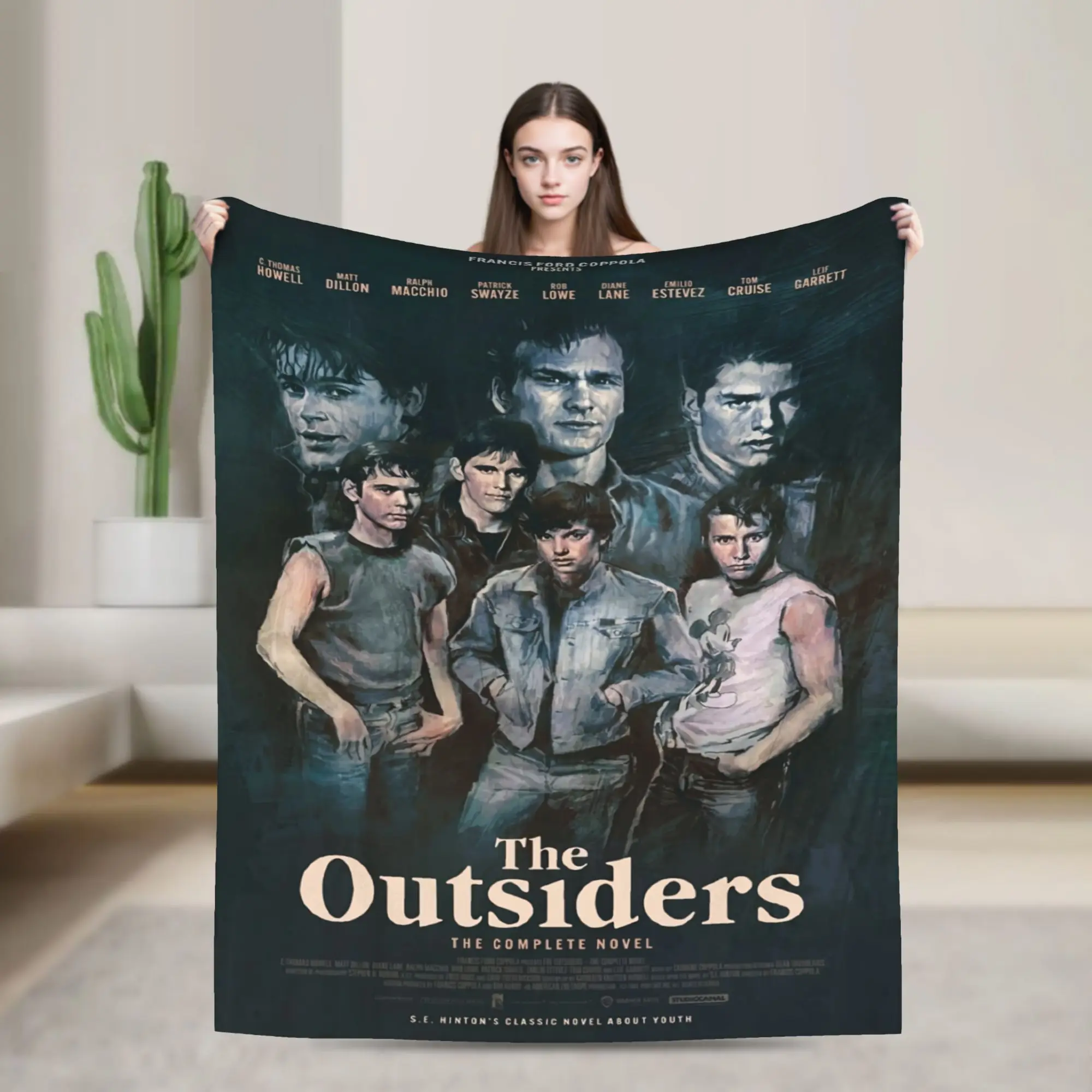 The Outsiders Plush Blankets Children  Flannel Bedding Throws For Couch Chair Sofa Bed Super Soft Customized Quality Bedspread