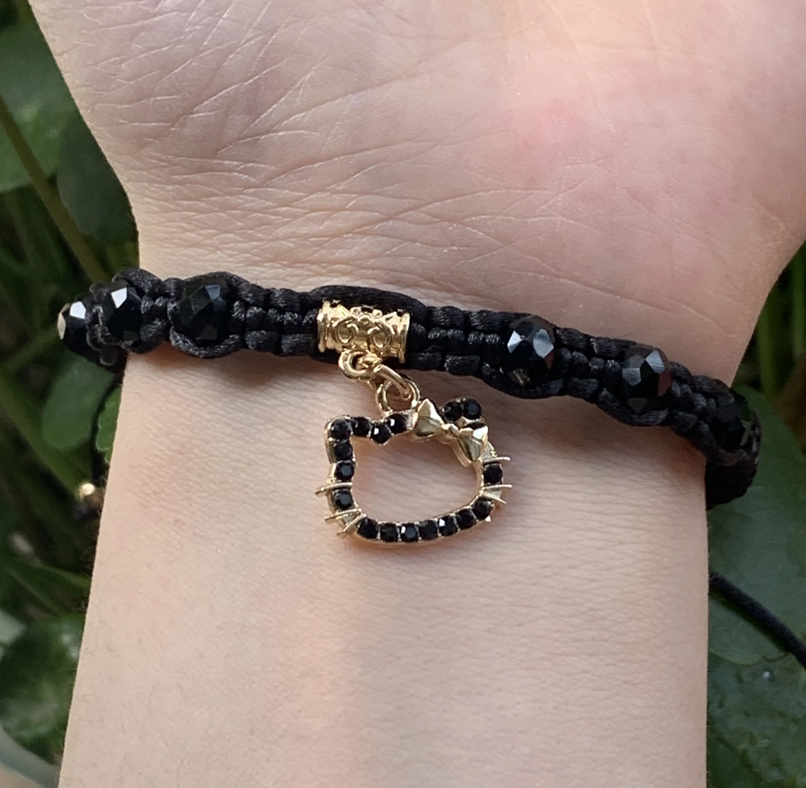 12 Pcs ColorCute  Cat Charm Bracelet Handmade Braided Rope Thread Adjustable Bracelets&Bangles Lucky Jewelry Friends Gift