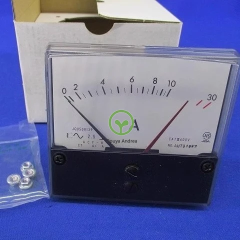 

Original and Genuine T oyo Meter Ammeter ACF-8 0-10-30 A 600V