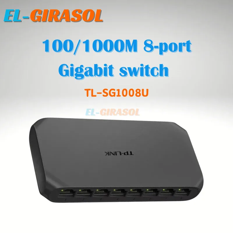 

8-портовый гигабитный коммутатор TP-LINK 100/1000M TL-SG1008U