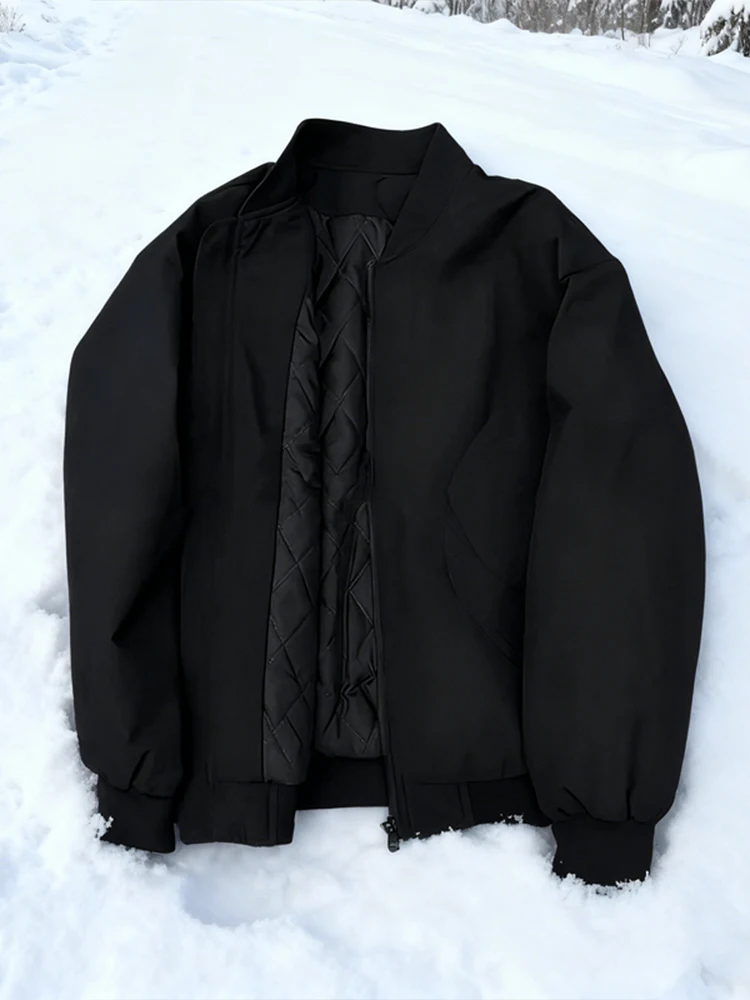 

Bla MA Pilot Cotton Jaet, мужское зимнее стеганое бейсбольное пальто CleanFit на молнии, украшенное подставкой, длинное пальто све