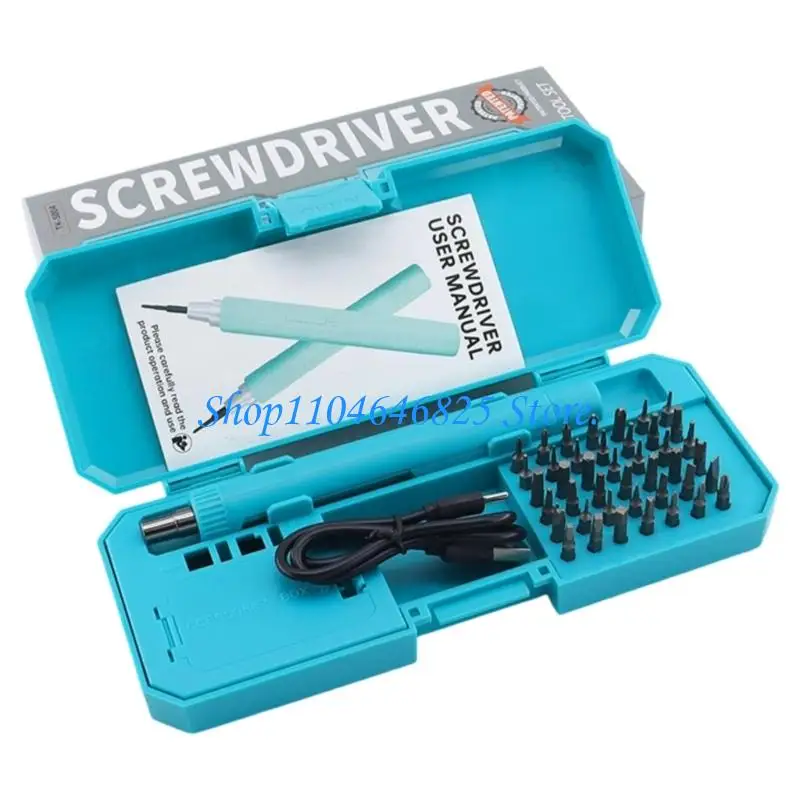 High Torques Electric Screwdriver 42 Pieces Steel Sturdy And Portable