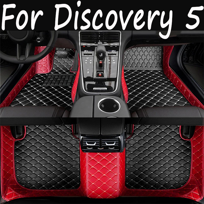 

Car floor mats for Land Rover Discovery 5（SEVEN SEAT）2017 2018 2019 2020 Custom auto foot Pads automobile carpet cover