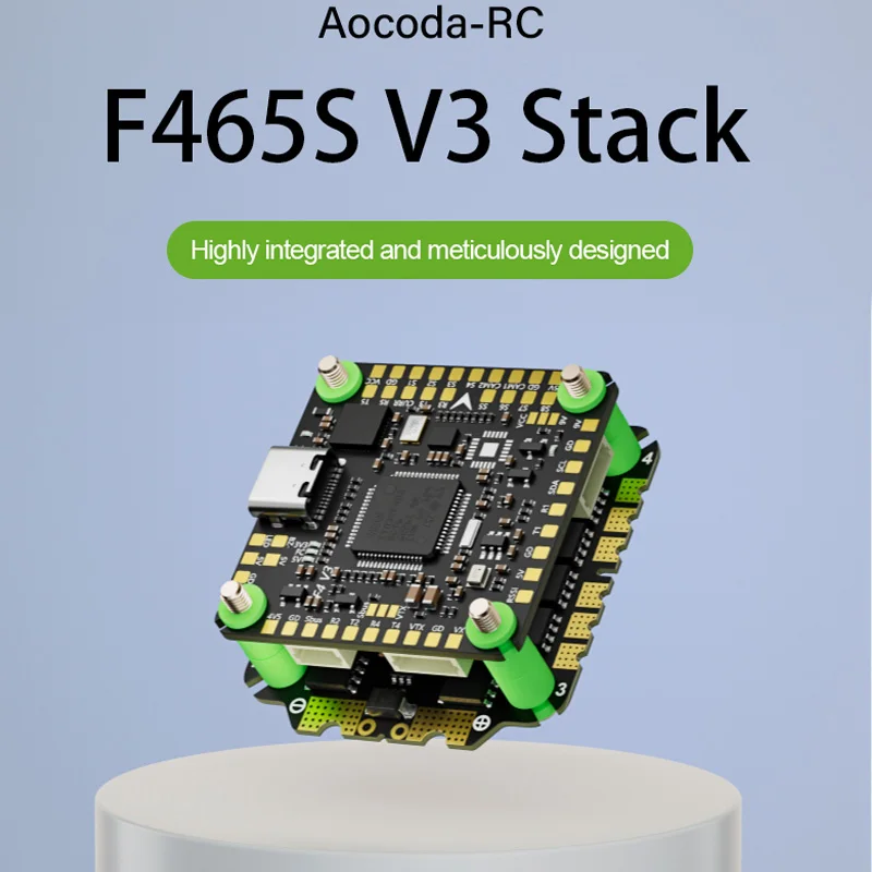 

Aocoda-RC F465S V3 Stack F405 V3 65A 4in1 ESC 30x30mm 3-6S для FPV Freestyle Drone