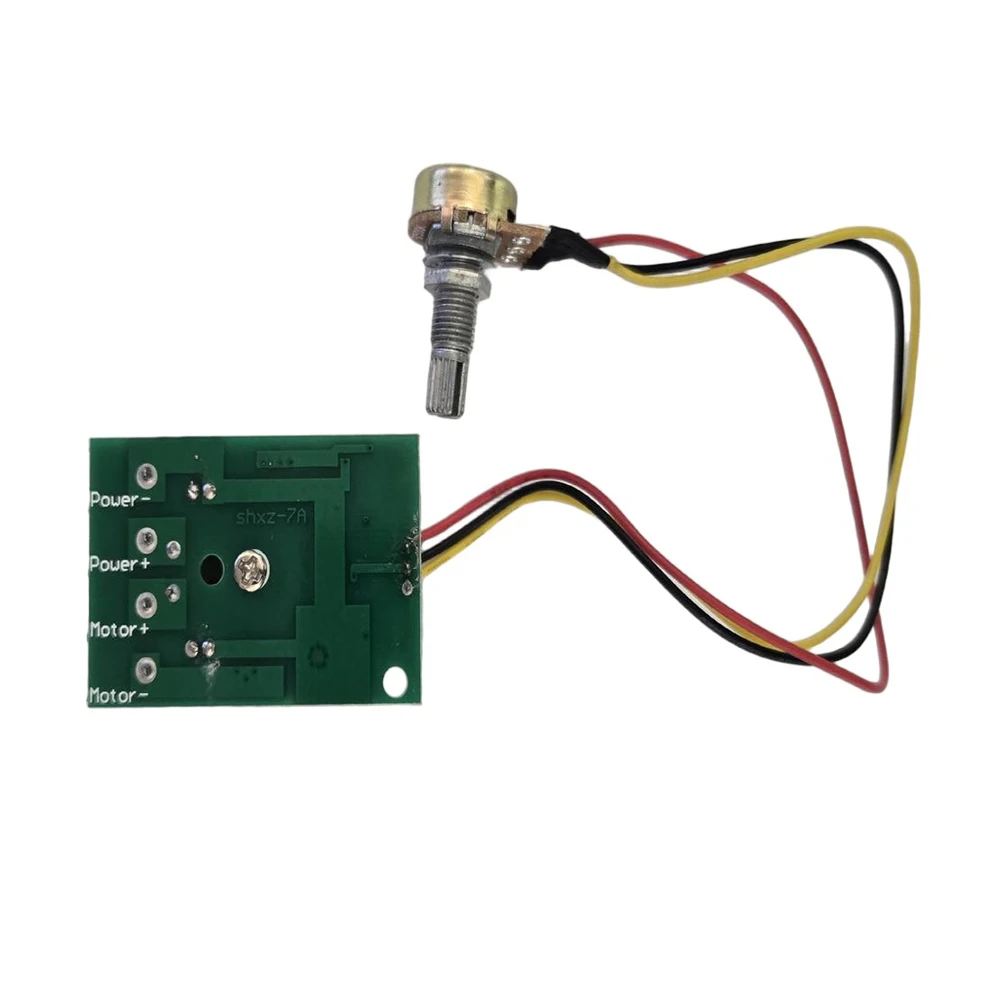  وحدة منظم سرعة المحرك مع مقياس الجهد القابل للتعديل تيار مستمر 12 فولت وحدة التحكم في التعتيم بدون خطوات وحدة التحكم في سرعة المحرك #5