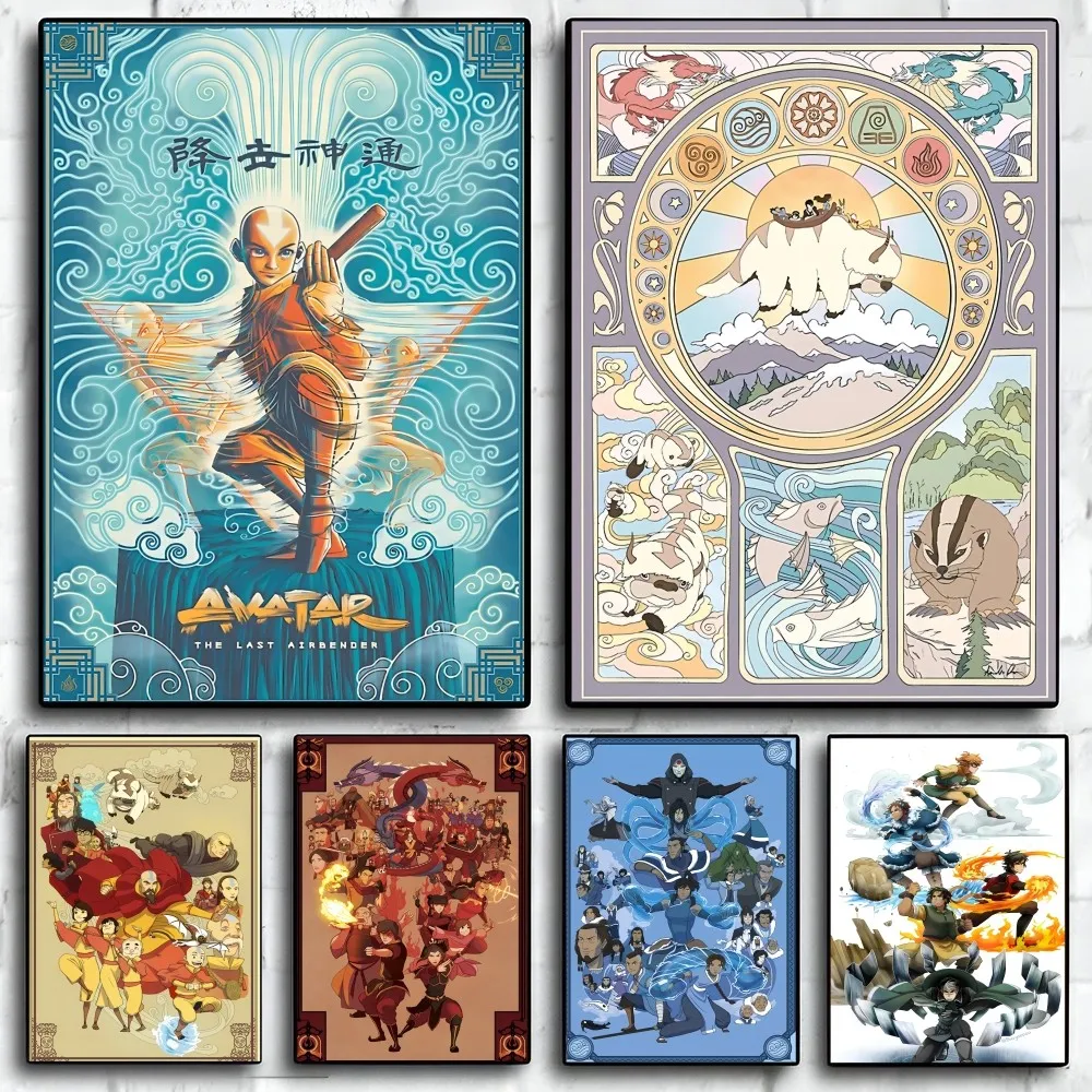 

Avatar The Last Airbender Poster Paper Print Home Living Room Bedroom Entrance Bar Restaurant Cafe Art Painting Decoration