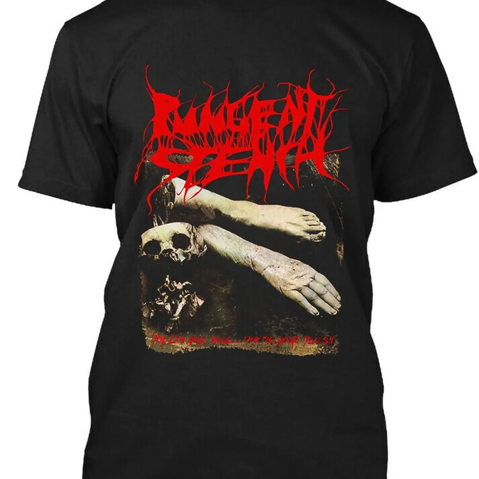 New Popular Pungent Stench For God Your Soul Me Flesh T Shirt Image 1 of 3 vintage Washed designer clothes Stylish Comfortable