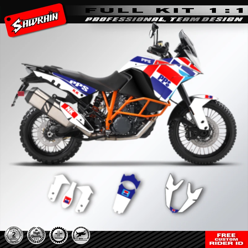 

Sawrain For KTM ADV 1050 1090 1190 2003-2016 Motorcycle Graphics Background Decal Sticker Kits Customize