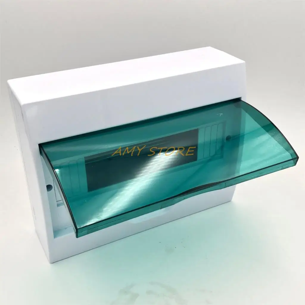 1Pc 12 Way Enclosure Plastic Residence Surface Mounted Distribution Box Switchboard DIN Rail Electrical Boxes Enclosures