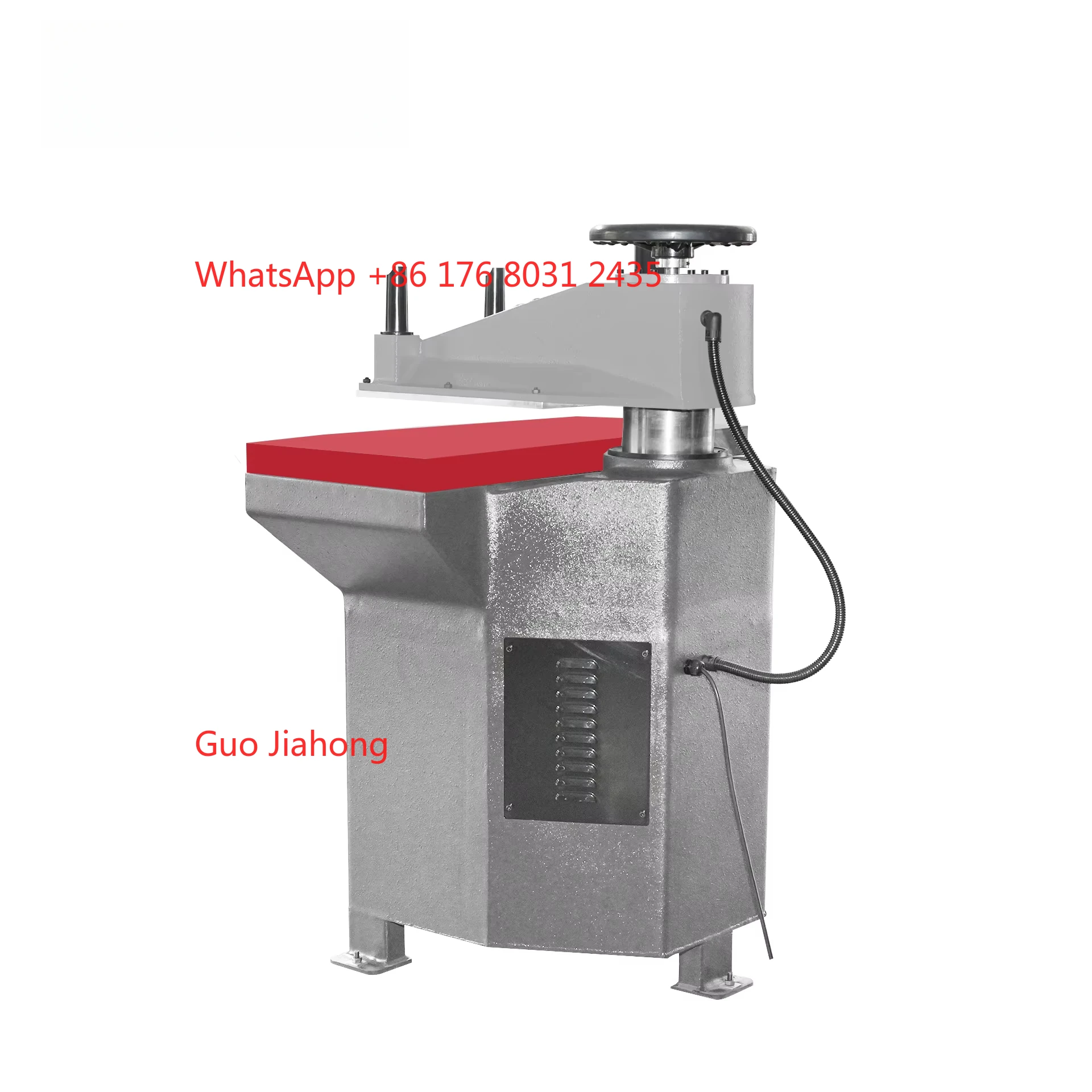 

Industrial Swing Arm Shoes Die Cutting Shoe Insole Leather Cut off Stickers Screen Protector Cloth Fabric Paper Cutting Machine