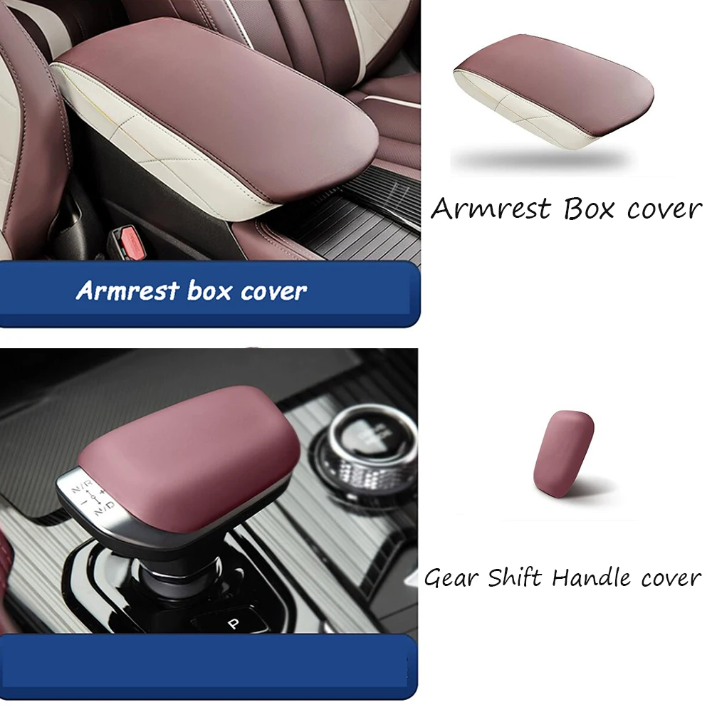 

For Geely Monjaro Xingyue L 2022 2023 Car Central Control Armrest Box Car Gear Shift Handle Knob Frame Cover Trim