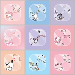 Sanios Hellokittys vetro temperato trasparente per fotocamera Len per Iphone 15 14 13 12 11 Pro Max Anime Kuromi Cinnamoroll copertura completa