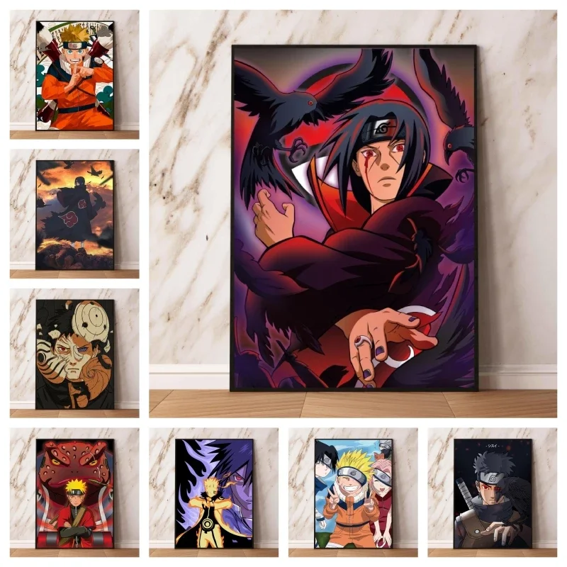 

Print On Canvas poster Naruto Uchiha Itachi Living Room Picture Wall Home Decor Gifts Modular Painting Children's Bedroom Decor