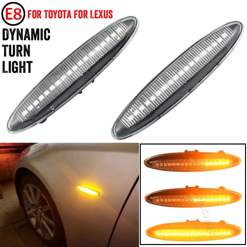 

For Lexus IS250 IS350 2005-2013 For Lexus SC430 E350 2006-2009 LED Dynamic Side Marker Turn Signal Light