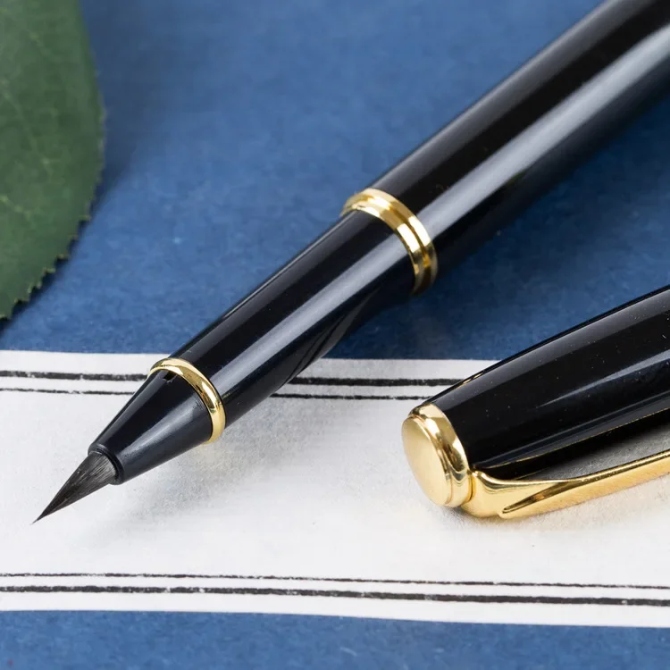 

Calligraphy general metal soft brush pen water fountain pen type Out water writing brush absorption type watercolor brush