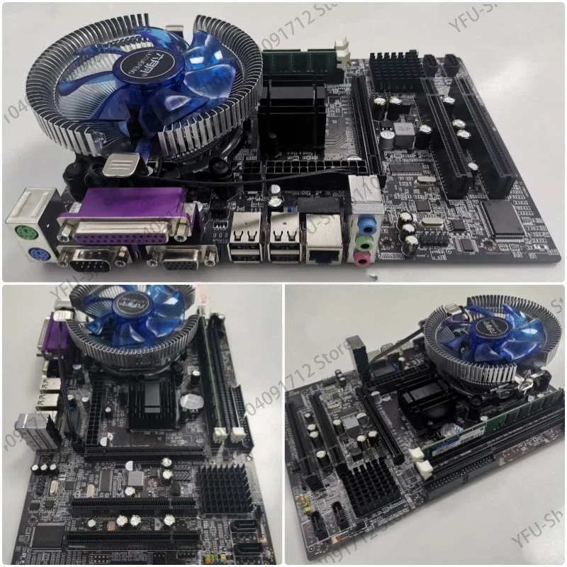 New computer main board G41/H61/B75/B85/X79 quad-core game CPU set four-piece I3/I5/I7