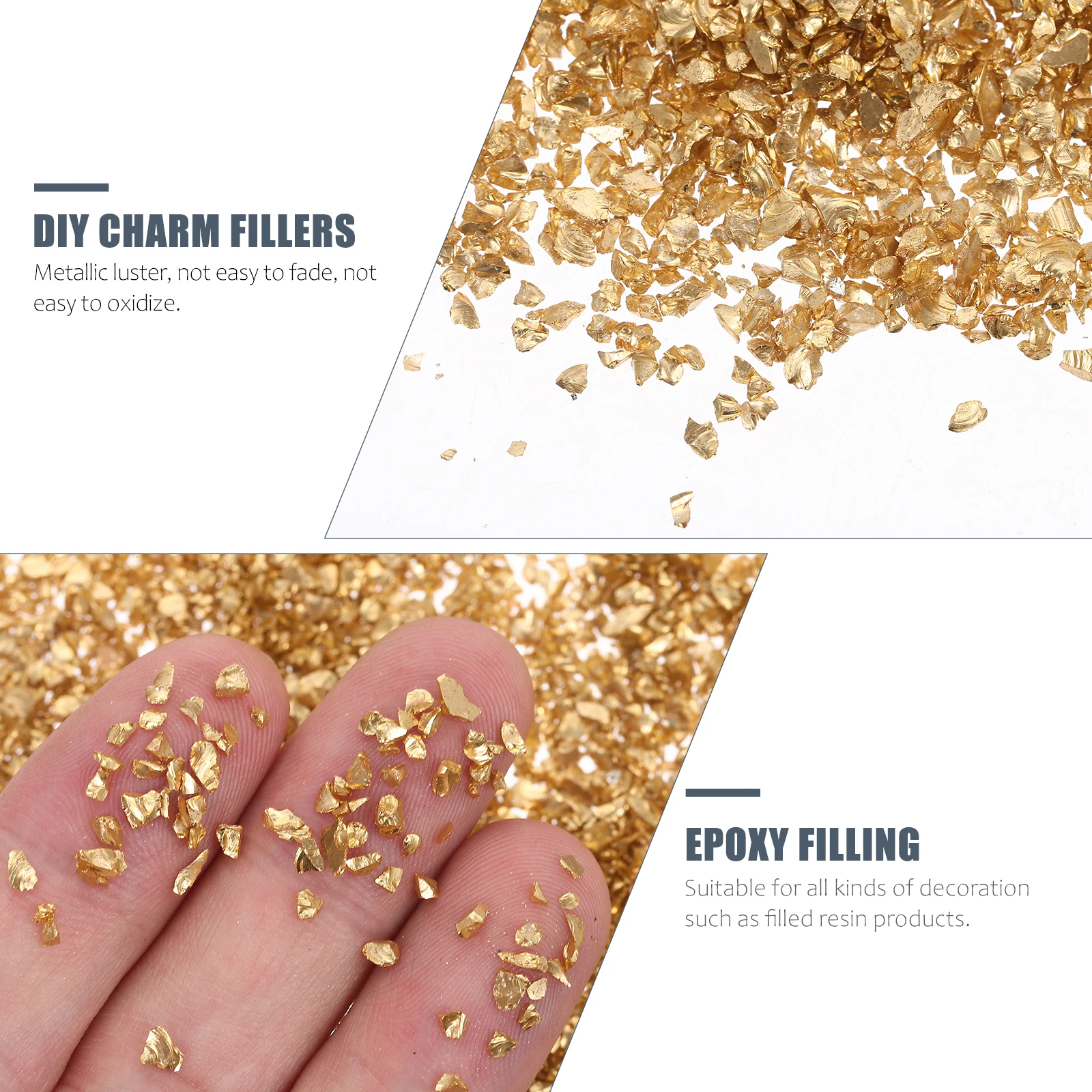 1 حقيبة من مسمار الفن سحق الزجاج لتقوم بها بنفسك حشو الايبوكسي لامعة مانيكير السحر لصب الراتنج الحرفية الديكور الزجاج غير النظامية