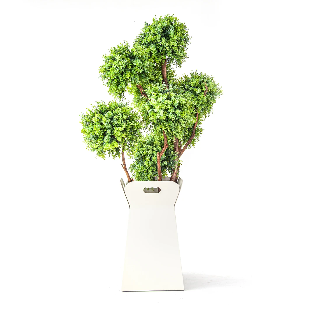 rx-Aluminum Outdoor Planter Rectangle Design for Home and Garden Use！
