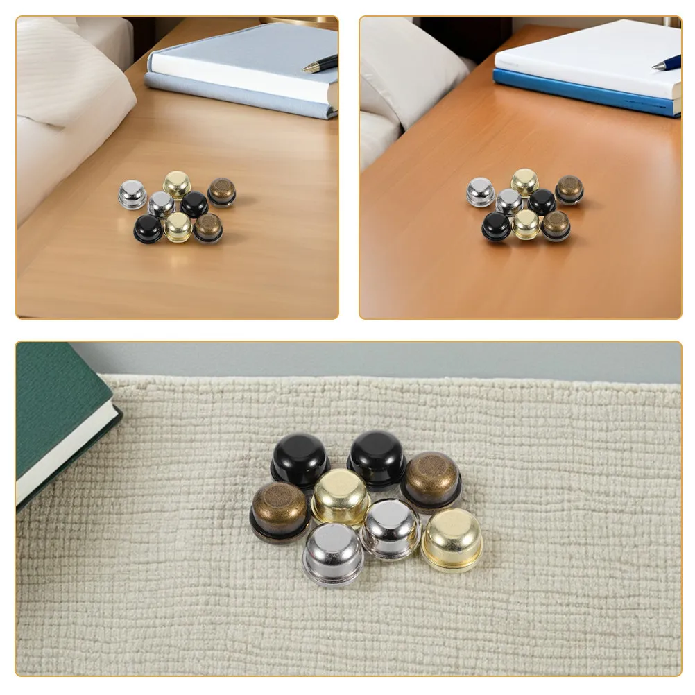 16Pcs Lamp Finial Caps 0.6cm Hole Metal Decorative Screw Caps for Lamp Shades Bedroom Living Room Dining Room Home Lighting