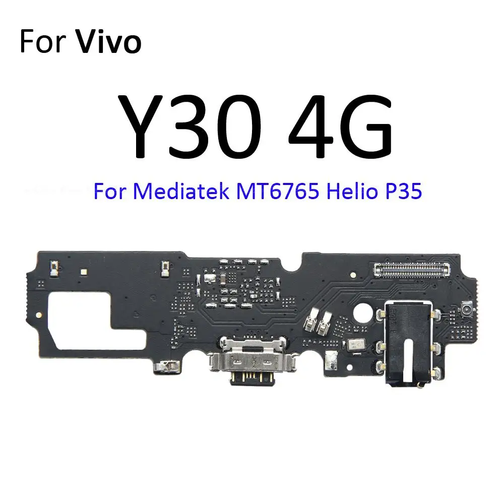 Charging Port Connector Board Parts Flex Cable With Microphone Mic For Vivo Y33T Y33s Y31 Y30 4G Y30g Y30i