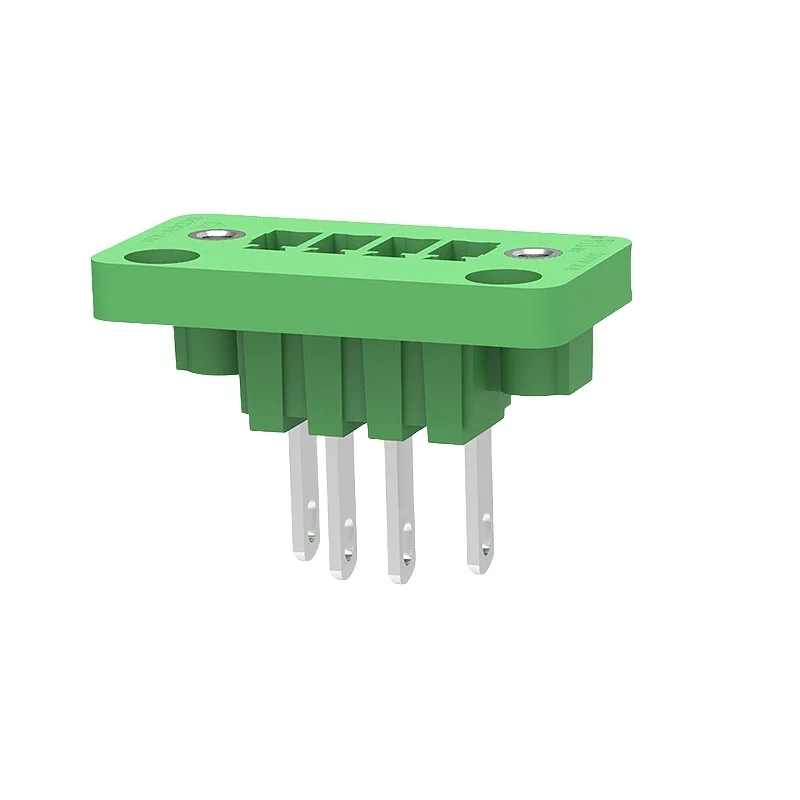 100PIN  GREEN 15CDGV 3.81MM pitch 2-24pin pluggable screw terminal block PLUG TYPE pcb connector with Flange 2EDGWB