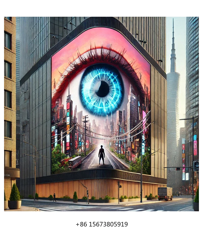 

Новые идеи для продуктов: Уличный изогнутый LED-экран, 3D видеопанель для рекламы, прочная уличная LED-панель