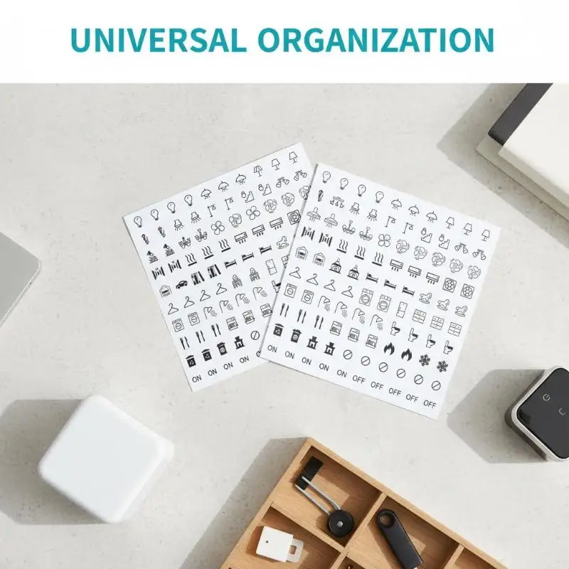 10Pcs Transparent Self-Adhesive Waterproof Switch Labels for Household Light Distribution Box Sticky Switch Stickers