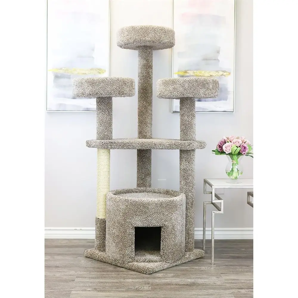 

Jumbo Cat Perch Tree with Scratching Posts and Elevated Resting Spots