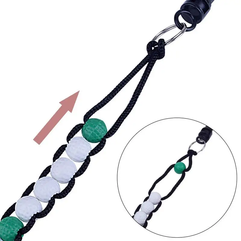 Golf BeadStroke Charm Sports Ball Bracelet Simple And Effective BeadStroke Counter Course For Golf StrokeScore Count Keeper