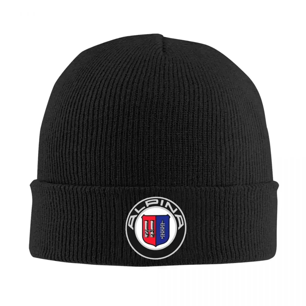 Alpina - Classic Car Logos Warm Knitted Cap Hip Hop Bonnet Hat Autumn Winter Outdoor Beanies Hats for Men Women Adult