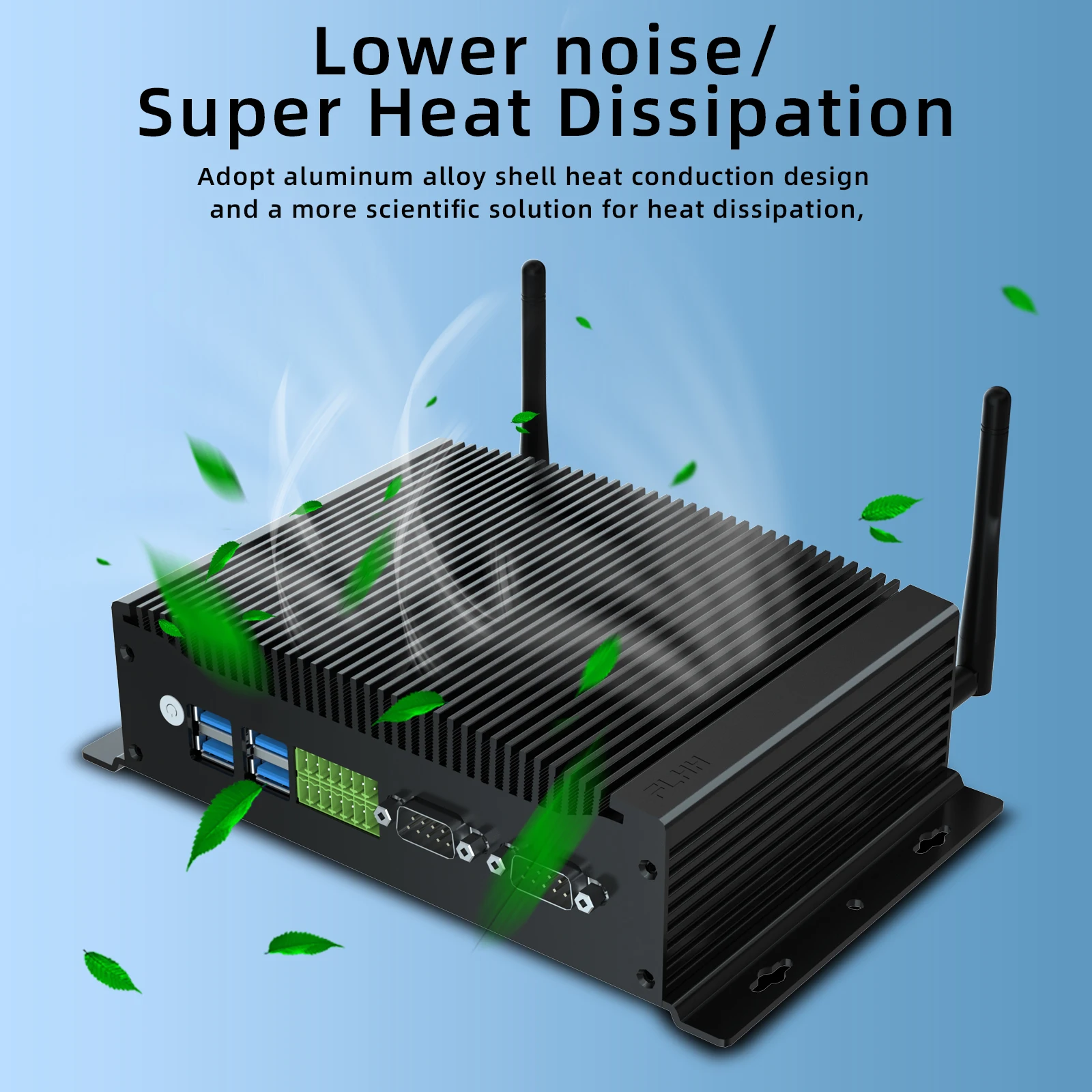 

2022 New 10th Gen Industiral computer core i5 i7 2*DDR4 pfSense Router Fanless Mini PC 2HDMI DP Firewall Server GPIO COM 2LAN