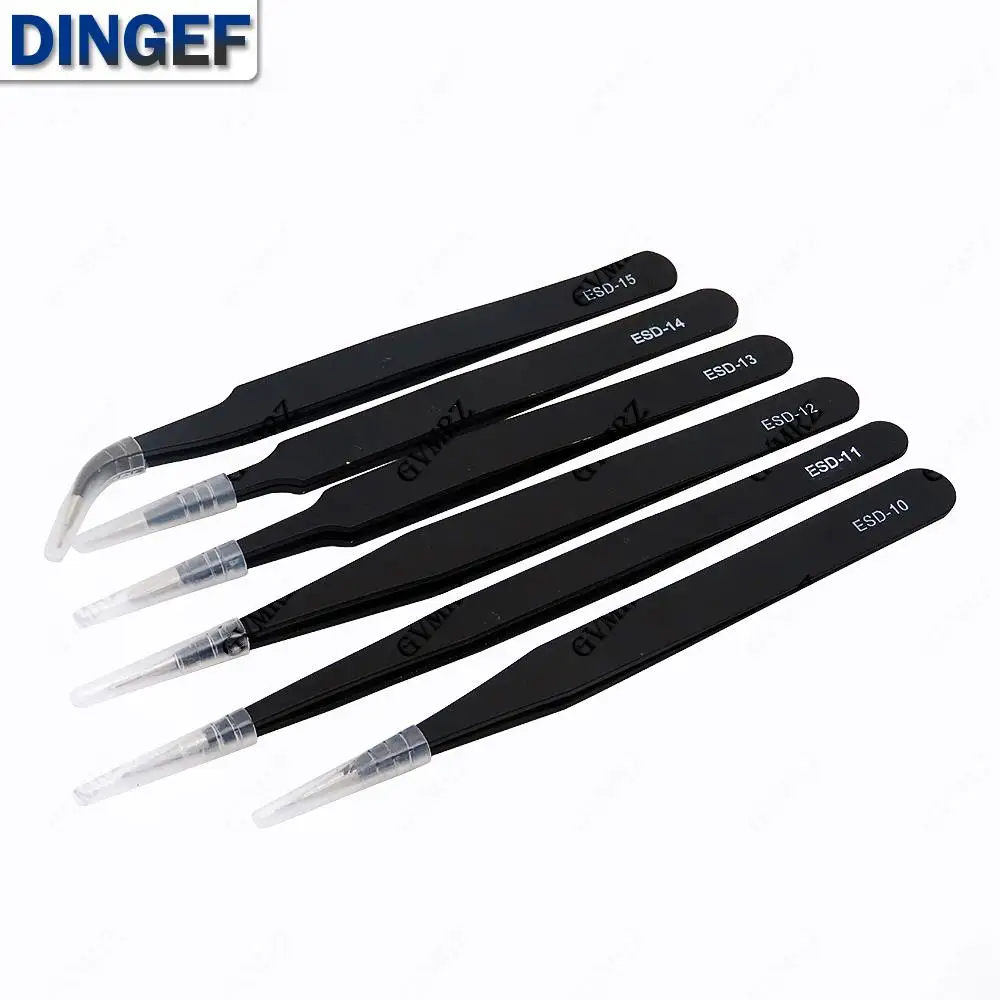 6PCS Tweezers Set E…