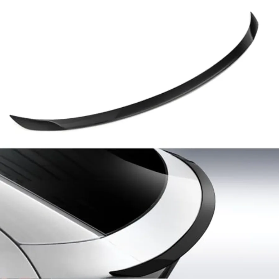 

Spoiler for Model Y Juniper 2026, ABS Rear Trunk Wing, Sporty High Gloss Rear Lip Spoiler, Aerodynamic Upgrade, Easy No-Drill I