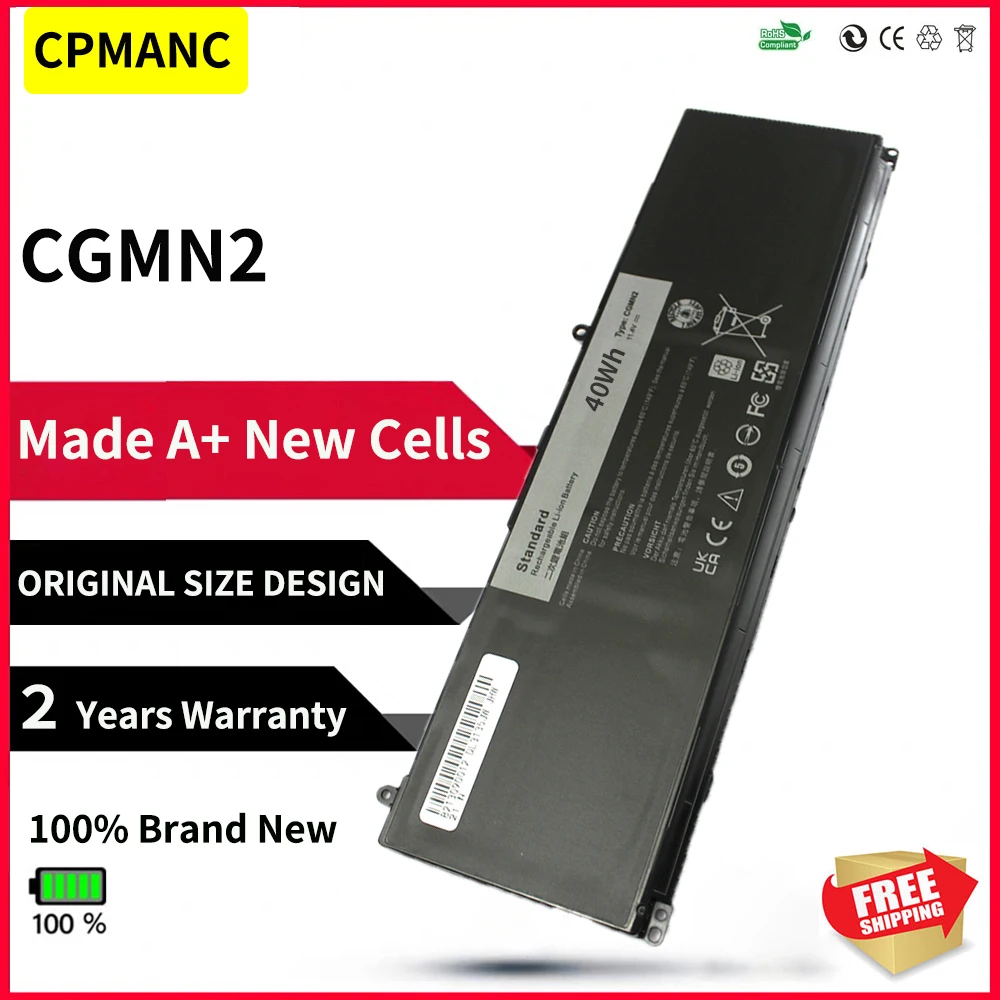 

CPMANC CGMN2 0CGMN2 P19T аккумулятор 11,4 В 60 Втч для ноутбука DELL Inspiron 11 3000 3135 3137 3138 серии N33WY NYCRP