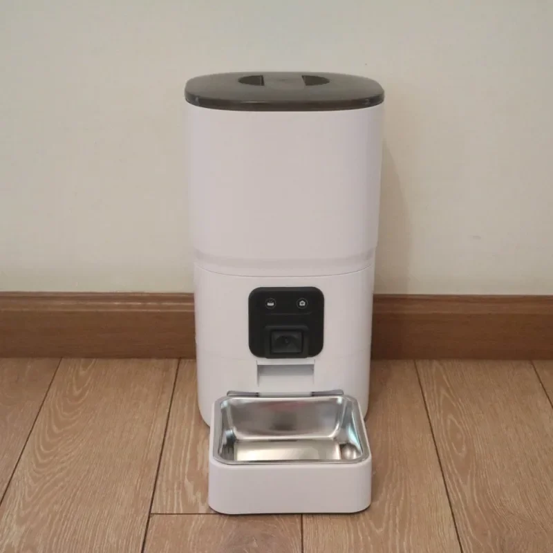 CANBOUN 6L Rotatable HD Camera Smart Automatic Pet Cat Food Dispenser Detachable Pet Dry Food Feeder With Timer