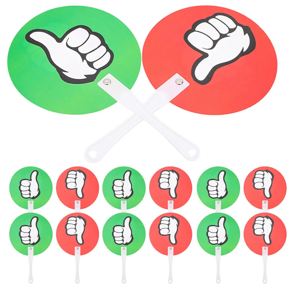 

40Pcs Yes No Voting Paddles Green Red Classroom Interactive Teaching Tools for Quick Student Feedback Quizzes Discussions Bulk