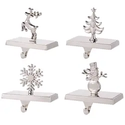 Christmas Stocking Hanger Fireplace Christmas Stocking Hook Christmas Stocking Holder for Xmascountertop Pub Shelf Hotel Dresser