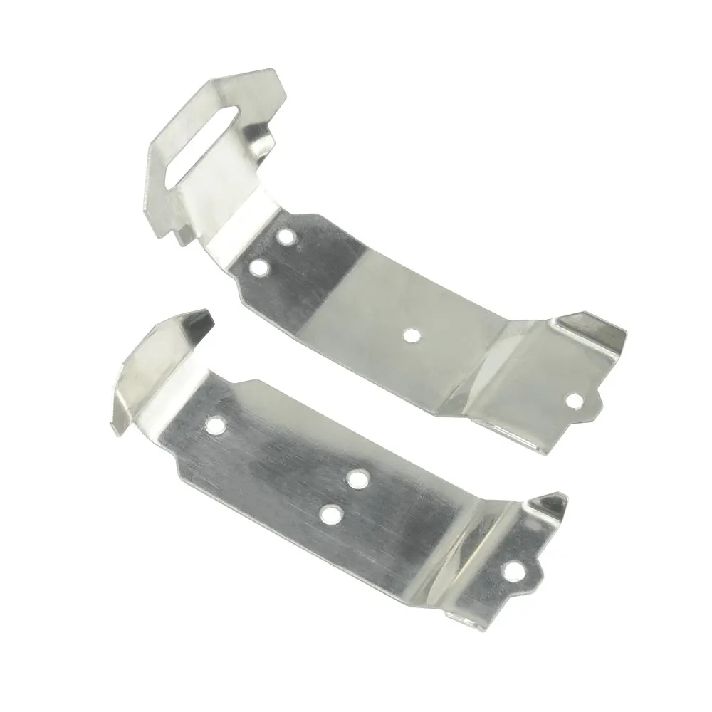 Stainless Steel Chassis Armor Skid Plate For TRX MINI MAXX BL-2s 4WD Brushless Monster Truck 107154-1 Upgrade Parts