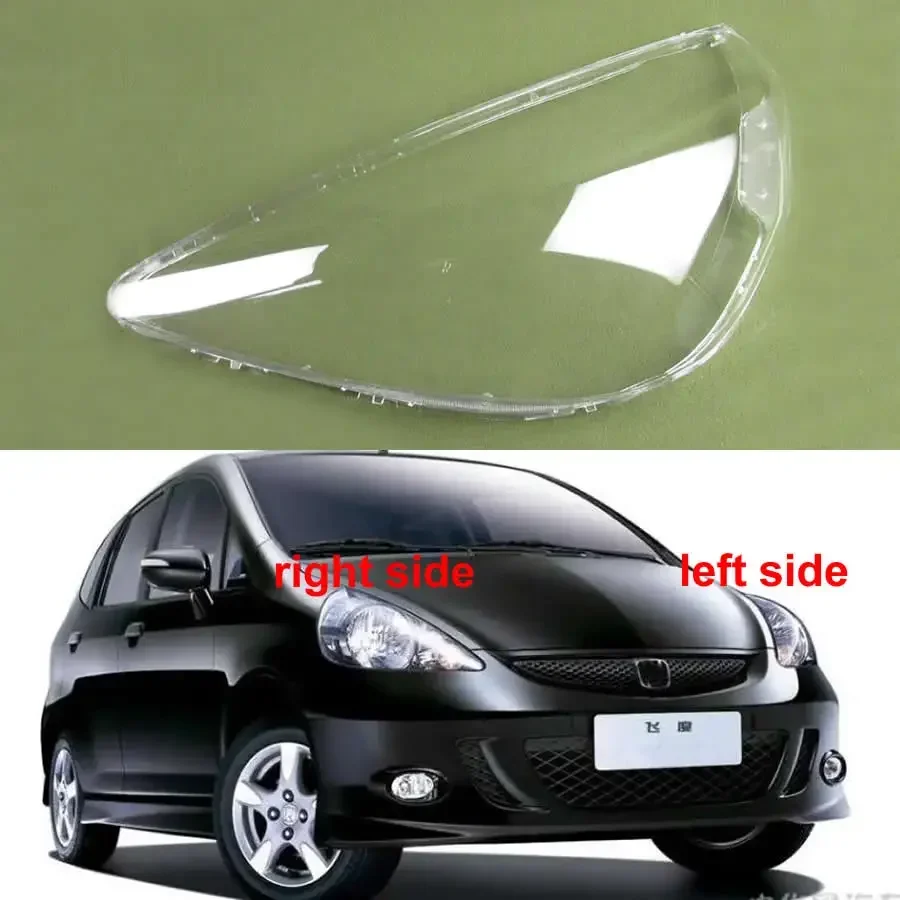 

For Honda Fit Jazz Hatchback 2003-2007 Car Accessories Headlight Cover Transparent Lampshade Lamp Headlamp Shell Lens Plexiglass