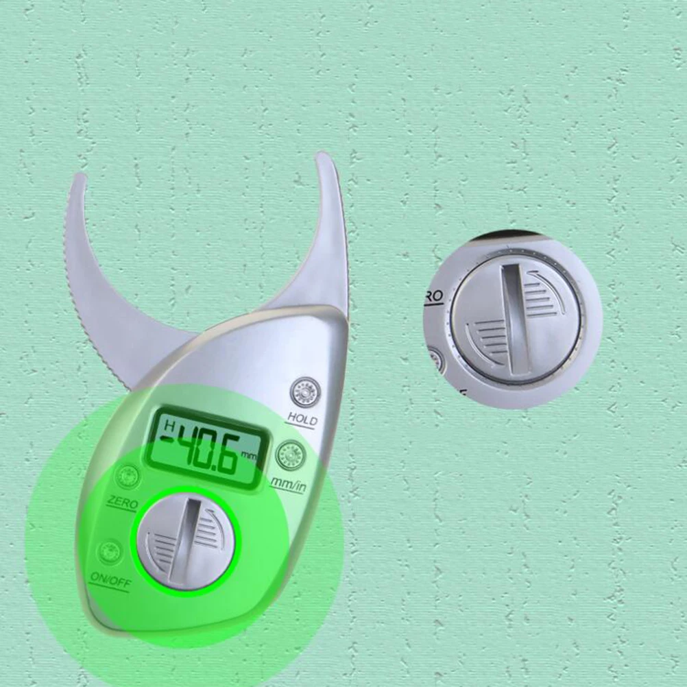 

Caliper Tester Digital Display Portable Silver Tool Health Care Analyzer For Men Women