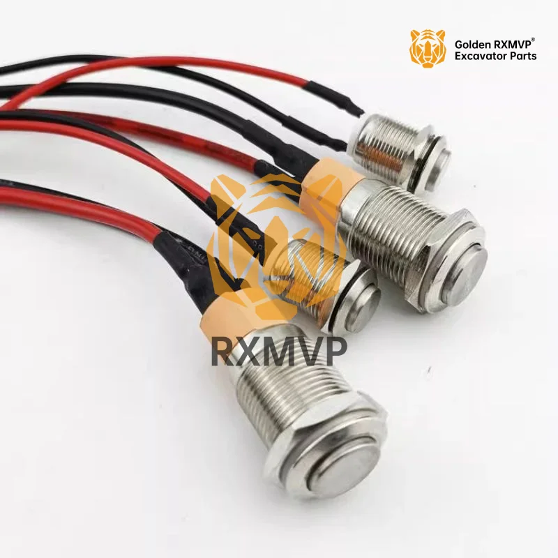 Excavator Parts For Hitachi Zax200 210 240 330 360-6-3g Metal Handle Horn Button Switch Excavator Parts