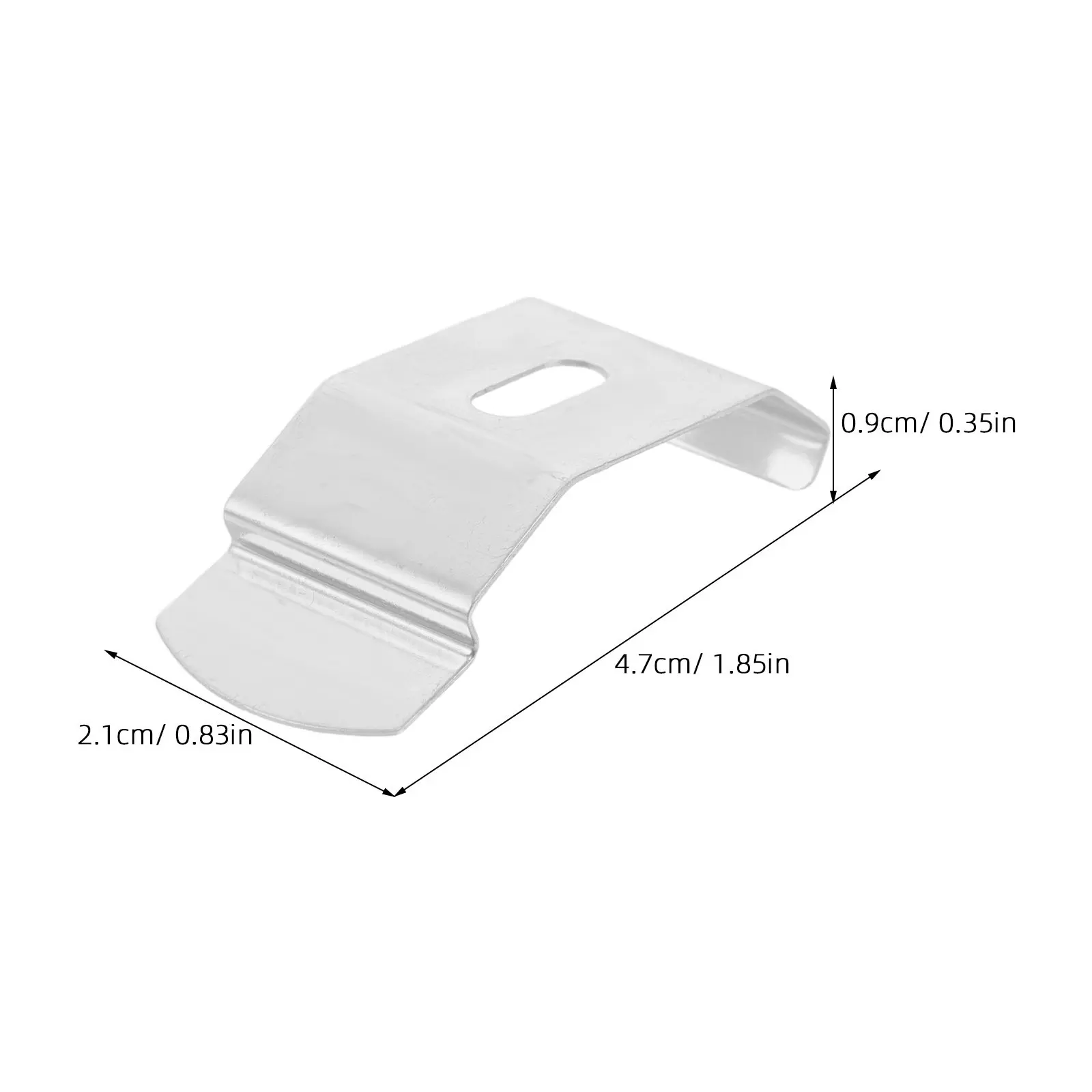 15Pcs Vertical Blind Headrail Mounting Bracket Top Mount Roller Shade Hardware Sturdy High-Strength Metal Clips for Window