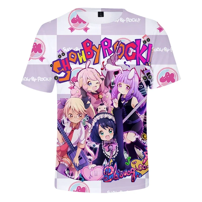 Camiseta de Anime Show by Rock, jersey de cosplay, camiseta Harajuku de manga corta, camiseta informal de cuello redondo, 2022