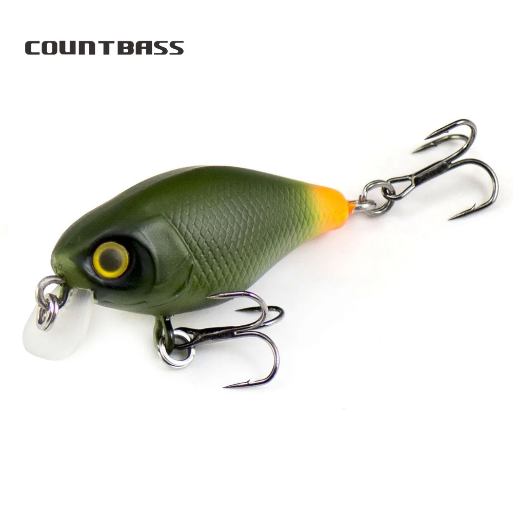 Countbass 38 мм 4,4 г жесткая пластиковая кривошипная приманка воблер рыболовная приманка для пресноводной краппи