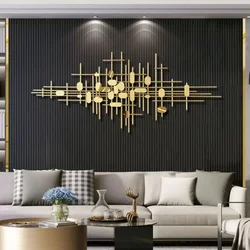 Nordic Light Luxury Wall Decorations Living Room Metal Modern Ornaments Bedroom Decorations Sofa Background Wall Pendants