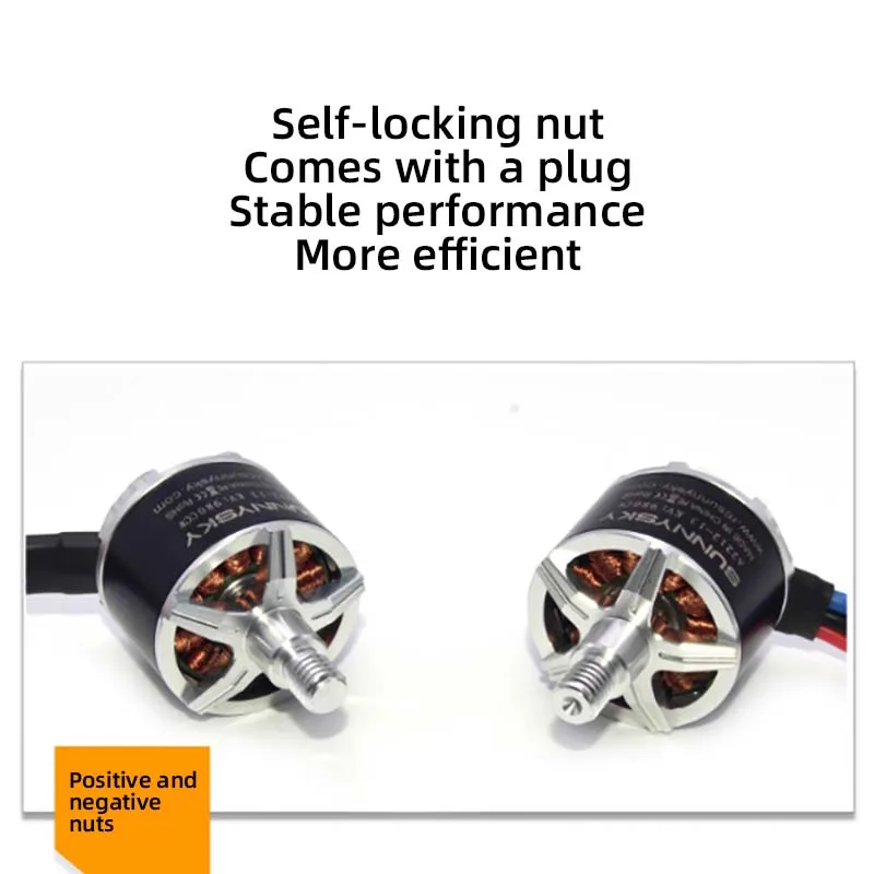 Sunnysky A2212 980KV brushless motor CW CCW self-locking paddle forward and reverse teeth