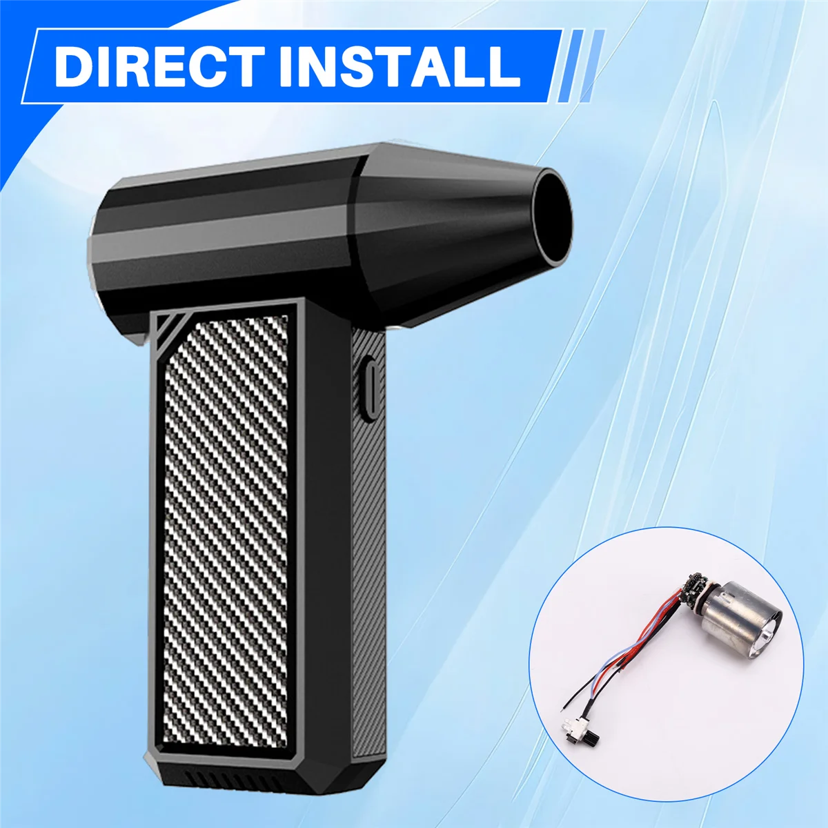

130000 RPM Brushless Motor Turbo Jet Fan Motor with Drive Board for Brushless Blower Violent Fan Brushless Motor E