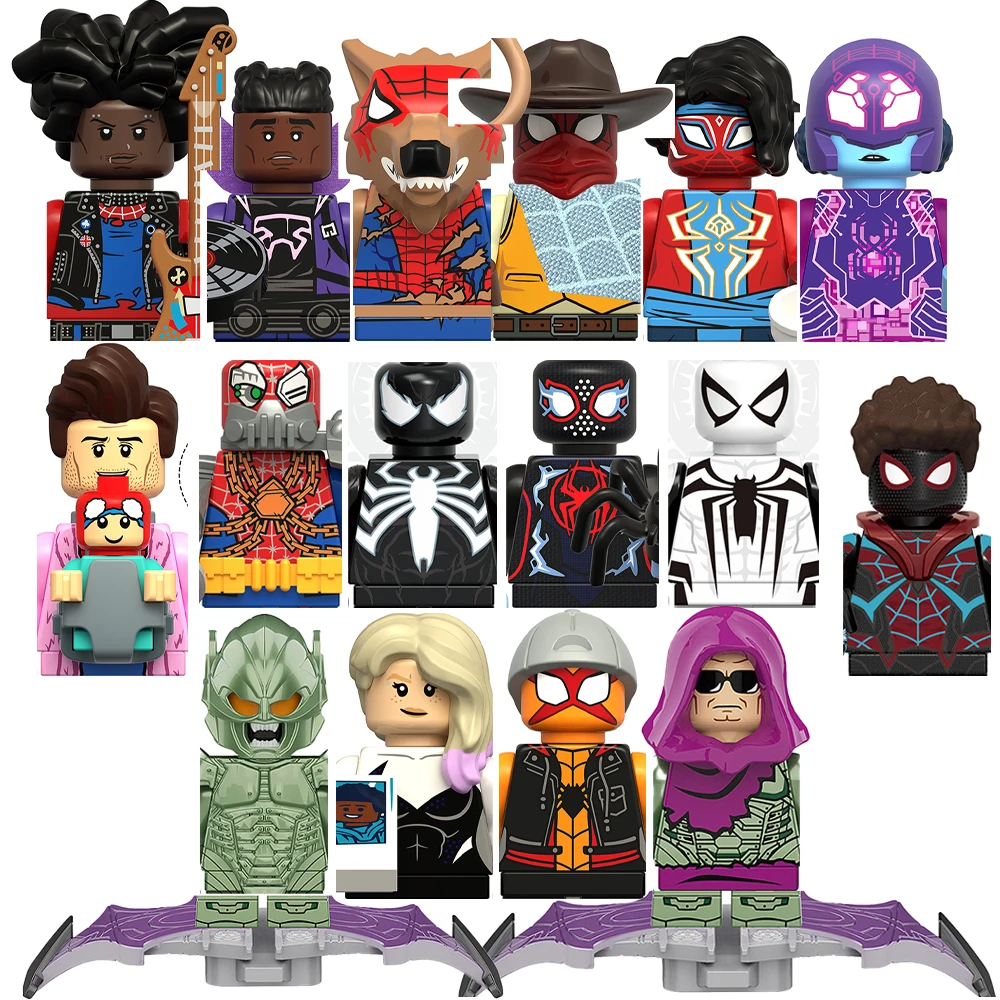 Bloques de Construcción de Leyendas Mundiales, Figuras de Acción de Spider-Man, Norman Osborn, Duende Verde, Ladrillos Educativos, Juguetes DIY, Regalos para Niños